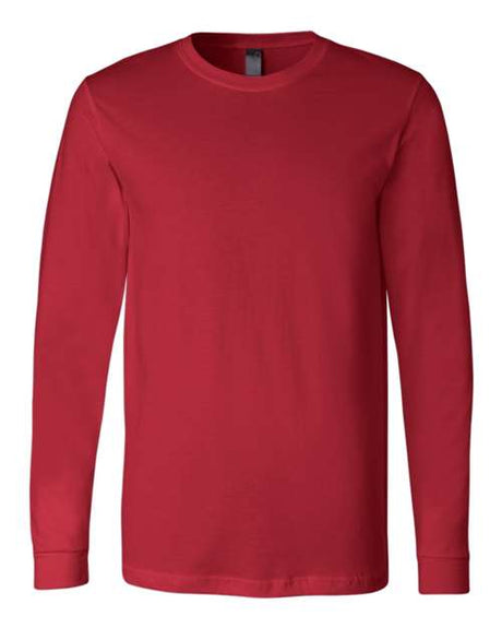 BELLA + CANVAS Unisex Jersey Long Sleeve Tee - BELLA + CANVAS 3501 Red XS Long Sleeve T-Shirts