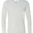 BELLA + CANVAS Unisex Long Sleeve V - Neck Tee - BELLA + CANVAS 3425 White Fleck Triblend XS Short Sleeve T-Shirts