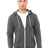 BELLA + CANVAS Unisex Sponge Fleece Full - Zip Hoodie Sweatshirt - BELLA + CANVAS 3739 Asphalt XS Zip Hoodies