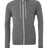 BELLA + CANVAS Unisex Sponge Fleece Full - Zip Hoodie Sweatshirt - BELLA + CANVAS 3739 Deep Heather XS Zip Hoodies