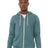 BELLA + CANVAS Unisex Sponge Fleece Full - Zip Hoodie Sweatshirt - BELLA + CANVAS 3739 Heather Deep Teal XS Zip Hoodies