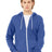 BELLA + CANVAS Unisex Sponge Fleece Full - Zip Hoodie Sweatshirt - BELLA + CANVAS 3739 Heather True Royal XS Zip Hoodies