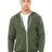 BELLA + CANVAS Unisex Sponge Fleece Full - Zip Hoodie Sweatshirt - BELLA + CANVAS 3739 Military Green XS Zip Hoodies
