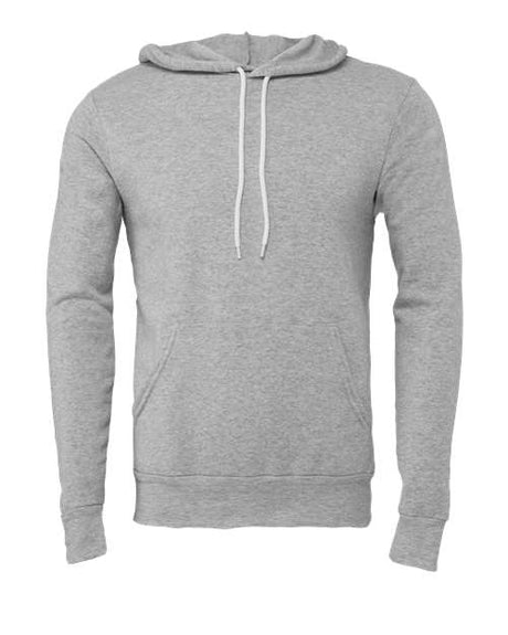 BELLA + CANVAS Unisex Sponge Fleece Hoodie Sweatshirt - BELLA + CANVAS 3719 Athletic Heather XS Sweatshirts