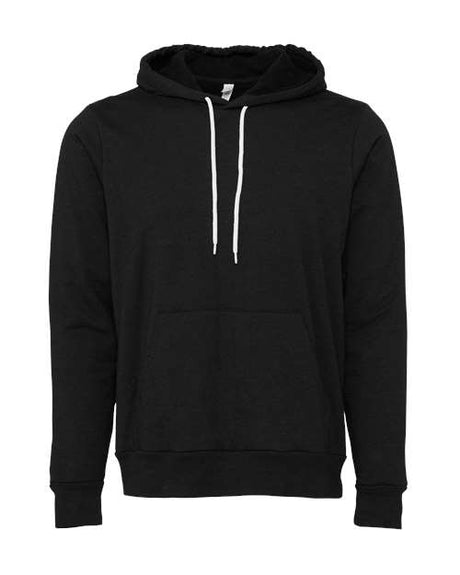 BELLA + CANVAS Unisex Sponge Fleece Hoodie Sweatshirt - BELLA + CANVAS 3719 Black Heather XS Sweatshirts