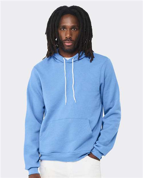 BELLA + CANVAS Unisex Sponge Fleece Hoodie Sweatshirt - BELLA + CANVAS 3719 Carolina Blue XS Sweatshirts