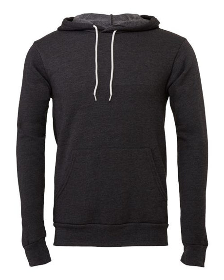 BELLA + CANVAS Unisex Sponge Fleece Hoodie Sweatshirt - BELLA + CANVAS 3719 Dark Grey Heather XS Sweatshirts