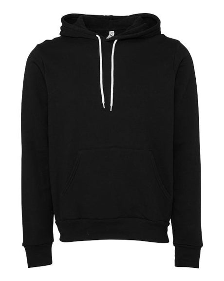 BELLA + CANVAS Unisex Sponge Fleece Hoodie Sweatshirt - BELLA + CANVAS 3719 DTG Black XS Sweatshirts