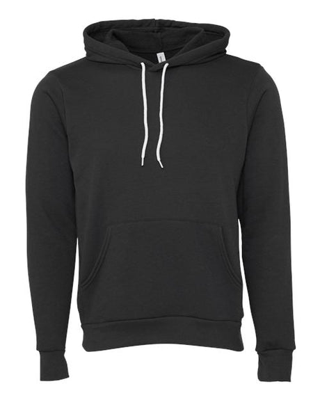 BELLA + CANVAS Unisex Sponge Fleece Hoodie Sweatshirt - BELLA + CANVAS 3719 DTG Dark Grey XS Sweatshirts