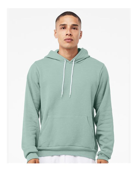 BELLA + CANVAS Unisex Sponge Fleece Hoodie Sweatshirt - BELLA + CANVAS 3719 Dusty Blue XS Sweatshirts