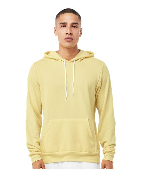 BELLA + CANVAS Unisex Sponge Fleece Hoodie Sweatshirt - BELLA + CANVAS 3719 French Vanilla XS Sweatshirts