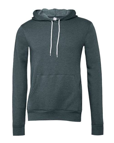 BELLA + CANVAS Unisex Sponge Fleece Hoodie Sweatshirt - BELLA + CANVAS 3719 Heather Slate XS Sweatshirts