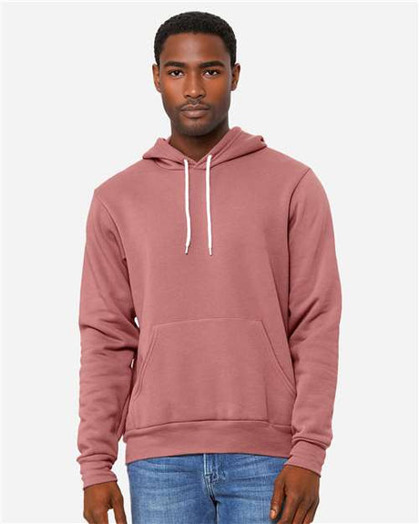 BELLA + CANVAS Unisex Sponge Fleece Hoodie Sweatshirt - BELLA + CANVAS 3719 Heather Team Purple XS Sweatshirts