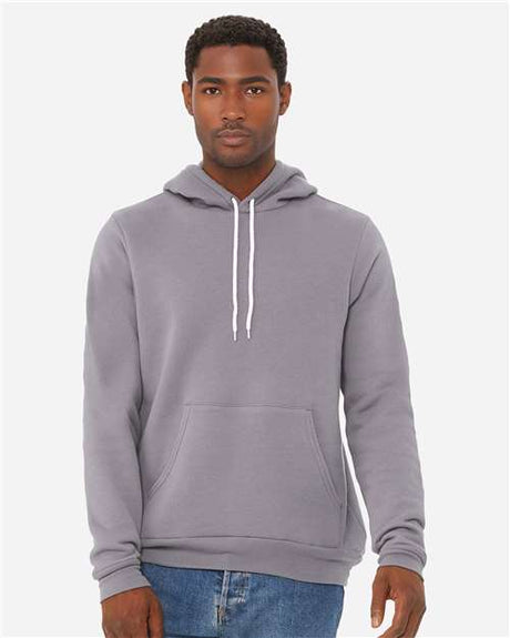 BELLA + CANVAS Unisex Sponge Fleece Hoodie Sweatshirt - BELLA + CANVAS 3719 Heather Team Purple XS Sweatshirts