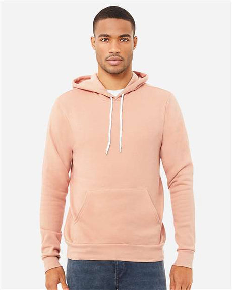 BELLA + CANVAS Unisex Sponge Fleece Hoodie Sweatshirt - BELLA + CANVAS 3719 Heather Team Purple XS Sweatshirts