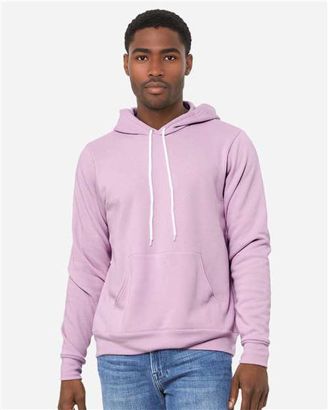 BELLA + CANVAS Unisex Sponge Fleece Hoodie Sweatshirt - BELLA + CANVAS 3719 Heather Team Purple XS Sweatshirts