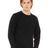 BELLA + CANVAS Unisex Sponge Fleece Raglan Crewneck Sweatshirt - BELLA + CANVAS 3901 Black XS Crewneck Sweatshirts
