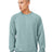 BELLA + CANVAS Unisex Sponge Fleece Raglan Crewneck Sweatshirt - BELLA + CANVAS 3901 Heather Blue Lagoon XS Crewneck Sweatshirts