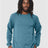 BELLA + CANVAS Unisex Sponge Fleece Raglan Crewneck Sweatshirt - BELLA + CANVAS 3901 Heather Deep Teal XS Crewneck Sweatshirts