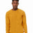 BELLA + CANVAS Unisex Sponge Fleece Raglan Crewneck Sweatshirt - BELLA + CANVAS 3901 Heather Mustard XS Crewneck Sweatshirts