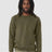 BELLA + CANVAS Unisex Sponge Fleece Raglan Crewneck Sweatshirt - BELLA + CANVAS 3901 Heather Olive XS Crewneck Sweatshirts