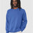 BELLA + CANVAS Unisex Sponge Fleece Raglan Crewneck Sweatshirt - BELLA + CANVAS 3901 Heather True Royal XS Crewneck Sweatshirts