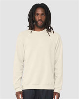 BELLA + CANVAS Unisex Sponge Fleece Raglan Crewneck Sweatshirt - BELLA + CANVAS 3901 Natural XS Crewneck Sweatshirts