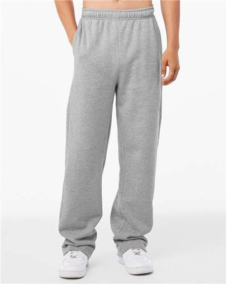 BELLA + CANVAS Unisex Sponge Fleece Straight Leg Sweatpants - BELLA + CANVAS 3725 Athletic Heather XS