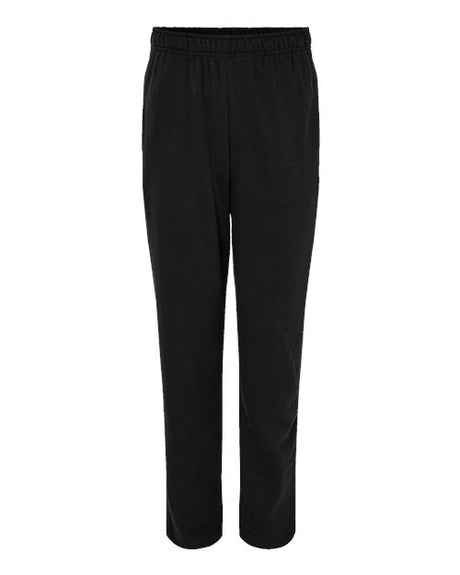 BELLA + CANVAS Unisex Sponge Fleece Straight Leg Sweatpants - BELLA + CANVAS 3725 Black XS