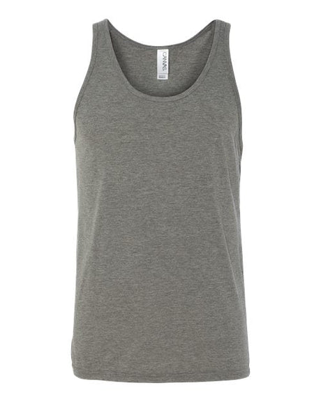 BELLA + CANVAS Unisex Triblend Tank - BELLA + CANVAS 3484 Grey Triblend XS