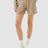 BELLA + CANVAS Women's Cutoff Fleece Shorts - BELLA + CANVAS 3787 Tan S