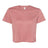 BELLA + CANVAS Women’s Flowy Crop Tee - BELLA + CANVAS 8882 Mauve S Short Sleeve T-Shirts