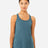 BELLA + CANVAS Women's Flowy Racerback Tank - BELLA + CANVAS 8800 Heather Deep Teal XS