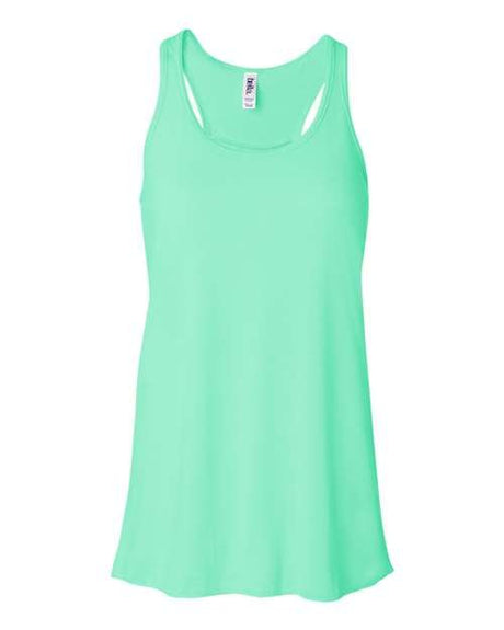 BELLA + CANVAS Women's Flowy Racerback Tank - BELLA + CANVAS 8800 Mint XS