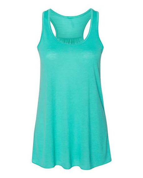 BELLA + CANVAS Women's Flowy Racerback Tank - BELLA + CANVAS 8800 Teal XS