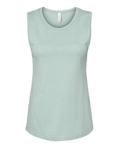 BELLA + CANVAS Women's Jersey Muscle Tank - BELLA + CANVAS 6003 Heather Dusty Blue S