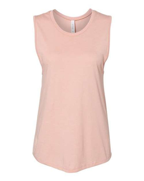 BELLA + CANVAS Women's Jersey Muscle Tank - BELLA + CANVAS 6003 Heather Peach S