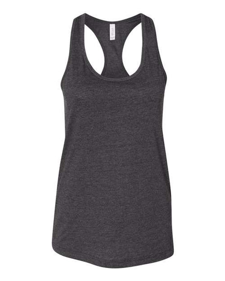 BELLA + CANVAS Women's Jersey Racerback Tank - BELLA + CANVAS 6008 Dark Grey Heather S