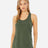BELLA + CANVAS Women's Jersey Racerback Tank - BELLA + CANVAS 6008 Military Green S