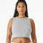 BELLA + CANVAS Women's Micro Rib Muscle Crop Tank - BELLA + CANVAS 1013 Athletic Heather XS