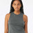 BELLA + CANVAS Women's Racerback Crop Tank - BELLA + CANVAS 6682 Deep Heather S