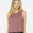 BELLA + CANVAS Women's Racerback Crop Tank - BELLA + CANVAS 6682 Heather Mauve S