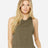 BELLA + CANVAS Women's Racerback Crop Tank - BELLA + CANVAS 6682 Heather Olive S