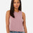 BELLA + CANVAS Women's Racerback Crop Tank - BELLA + CANVAS 6682 Heather Orchid S