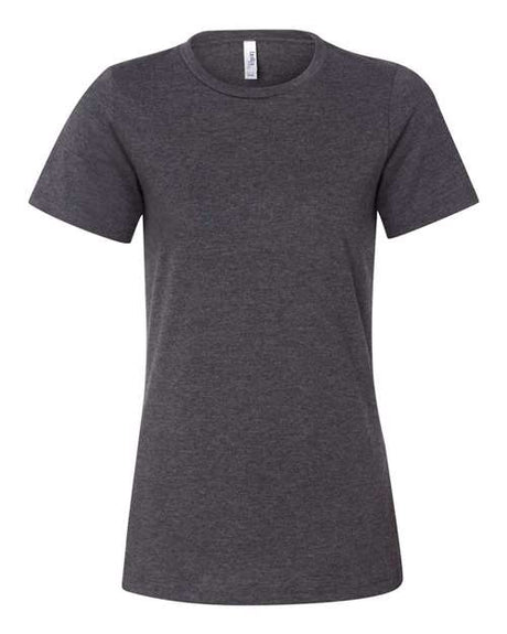BELLA + CANVAS Women’s Relaxed Fit Heather CVC Tee - BELLA + CANVAS 6400CVC Dark Grey Heather S Short Sleeve T-Shirts