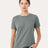 BELLA + CANVAS Women’s Relaxed Fit Heather CVC Tee - BELLA + CANVAS 6400CVC Heather Blue Storm S Short Sleeve T-Shirts