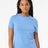 BELLA + CANVAS Women’s Relaxed Fit Heather CVC Tee - BELLA + CANVAS 6400CVC Heather Carolina Blue S Short Sleeve T-Shirts