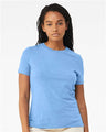 BELLA + CANVAS Women’s Relaxed Fit Heather CVC Tee - BELLA + CANVAS 6400CVC Heather Carolina Blue S Short Sleeve T-Shirts