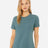 BELLA + CANVAS Women’s Relaxed Fit Heather CVC Tee - BELLA + CANVAS 6400CVC Heather Deep Teal S Short Sleeve T-Shirts