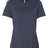 BELLA + CANVAS Women’s Relaxed Fit Heather CVC Tee - BELLA + CANVAS 6400CVC Heather Navy S Short Sleeve T-Shirts